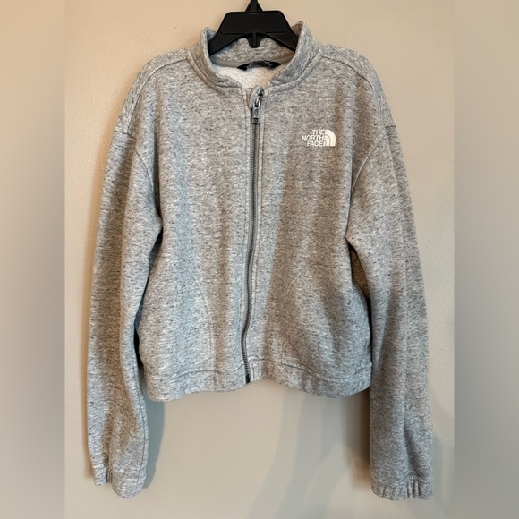 The North Face Other - The North Face Kids Heather Gray Zip-Up Jacket